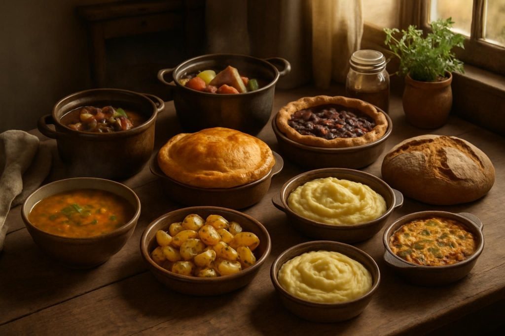 Découvrez 9 recettes d'hiver traditionnelles et réconfortantes, comme chez grand-mère, pour savourer des plats authentiques et chaleureux durant la saison froide.