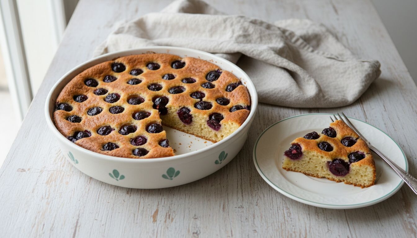 Découvrez la recette traditionnelle du Clafoutis du Limousin, un dessert gourmand et authentique à base de cerises, parfait pour régaler toute la famille.