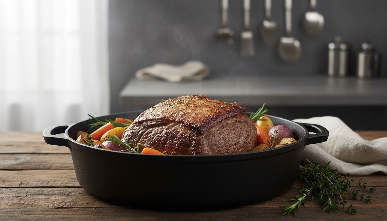 Découvrez nos astuces pour cuisiner une côte de bœuf à la cocotte et obtenir une viande tendre, juteuse et pleine de saveurs.