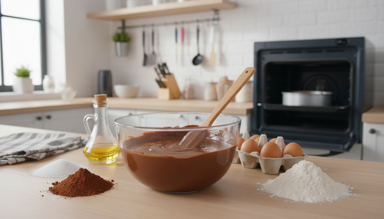 Découvrez une recette facile et rapide de gâteau au chocolat en poudre, idéale pour toutes les occasions. Un dessert moelleux et savoureux qui plaira à tous les gourmands.