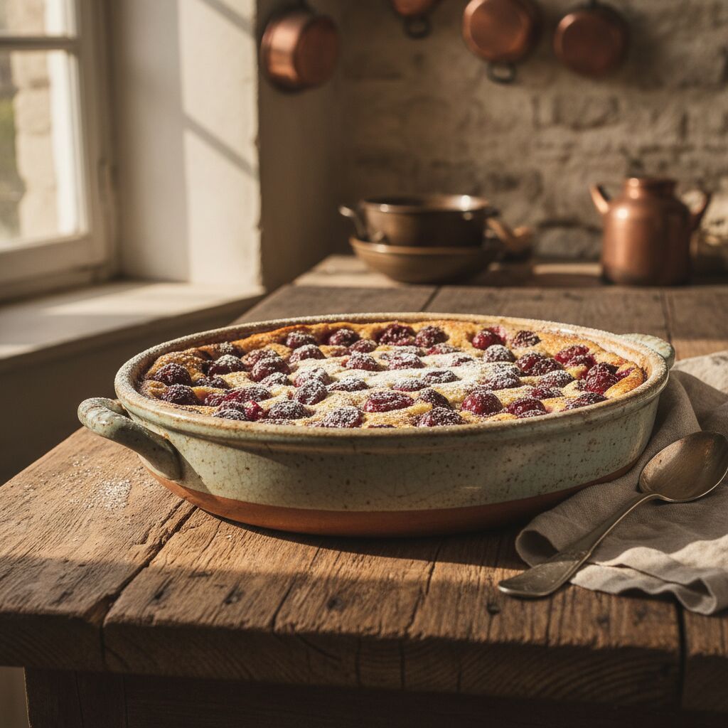 Découvrez la recette traditionnelle du Clafoutis du Limousin, un dessert authentique alliant fruits frais et pâte onctueuse pour un goût délicieusement rustique.