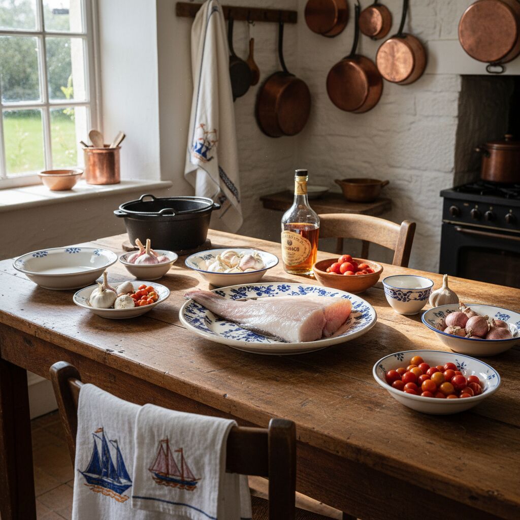 Découvrez la recette secrète de grand-mère pour préparer une délicieuse lotte à l'armoricaine, un plat traditionnel savoureux et authentique.