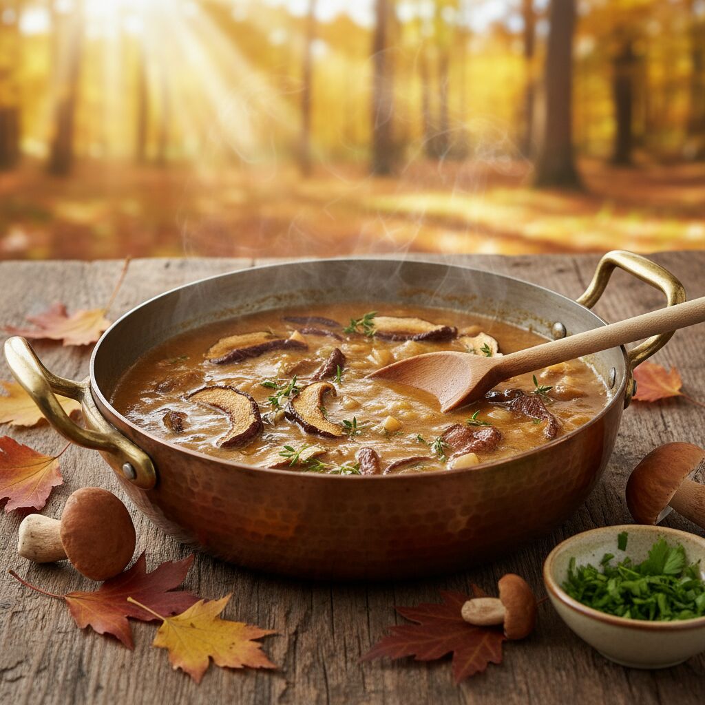 Découvrez la recette gourmande et raffinée de la sauce aux cèpes grand chef, idéale pour sublimer vos plats avec une touche de saveur authentique.