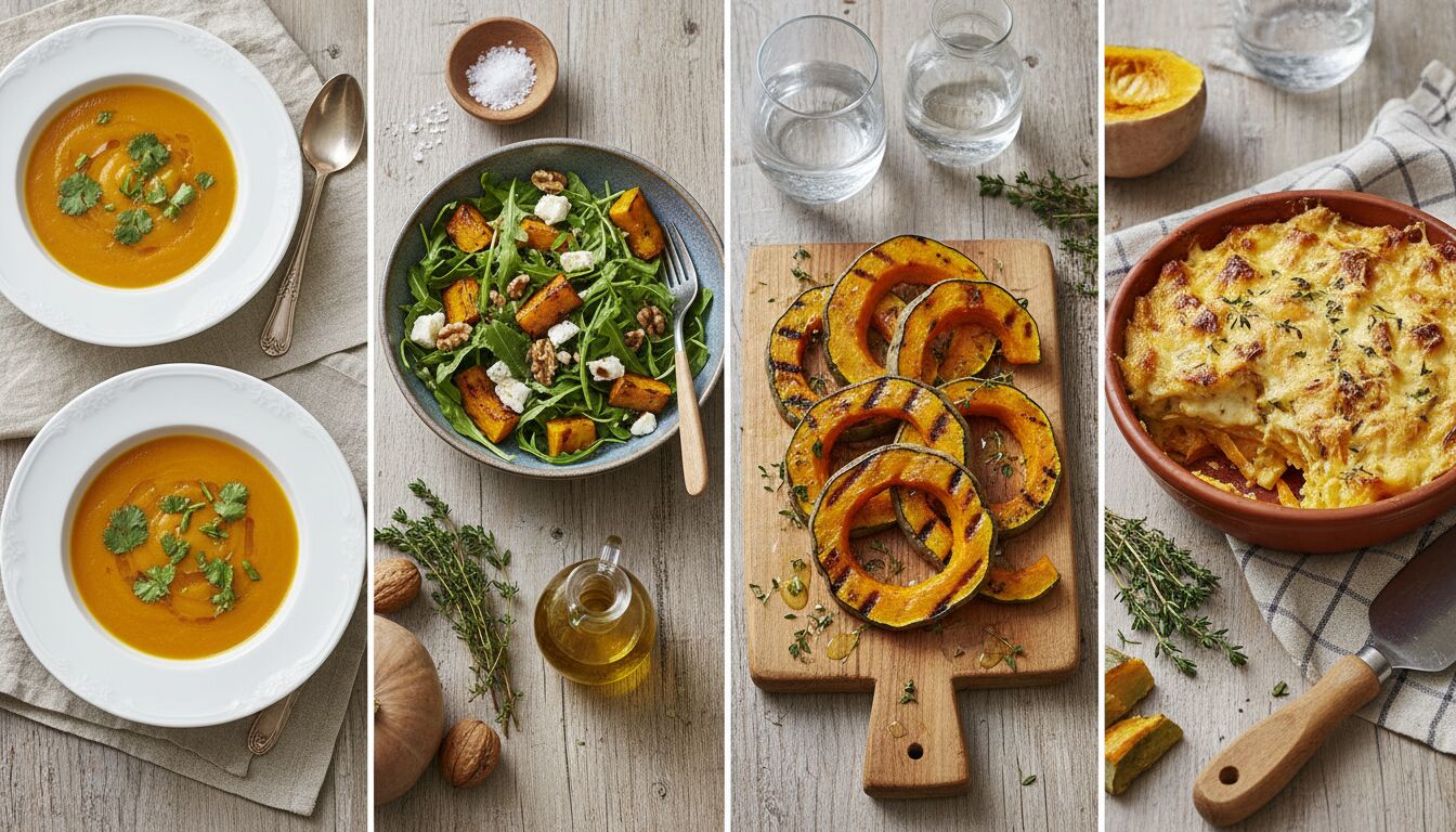 Découvrez 4 recettes simples et savoureuses à base de courge bleue de Hongrie, faciles à préparer pour régaler toute la famille.