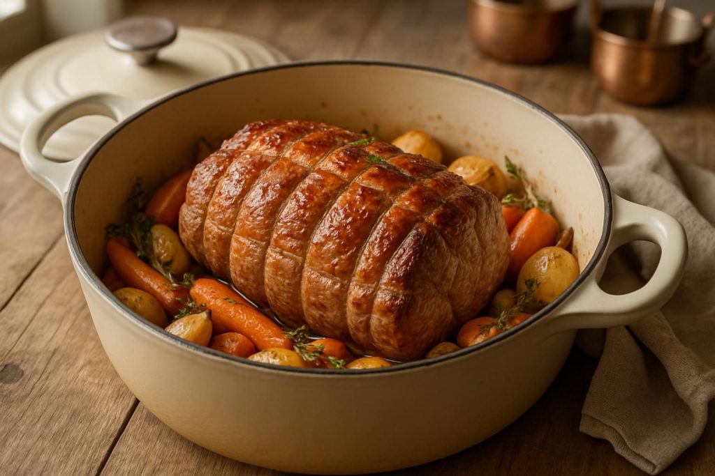 Découvrez la recette facile et savoureuse du rôti de veau en cocotte, parfaite pour un repas tendre et gourmand en famille.