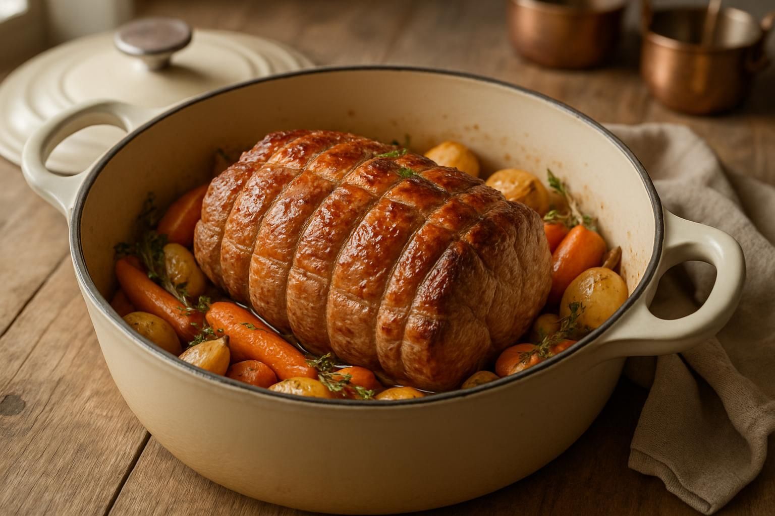 Découvrez la recette facile et savoureuse du rôti de veau en cocotte, parfaite pour un repas tendre et gourmand en famille.