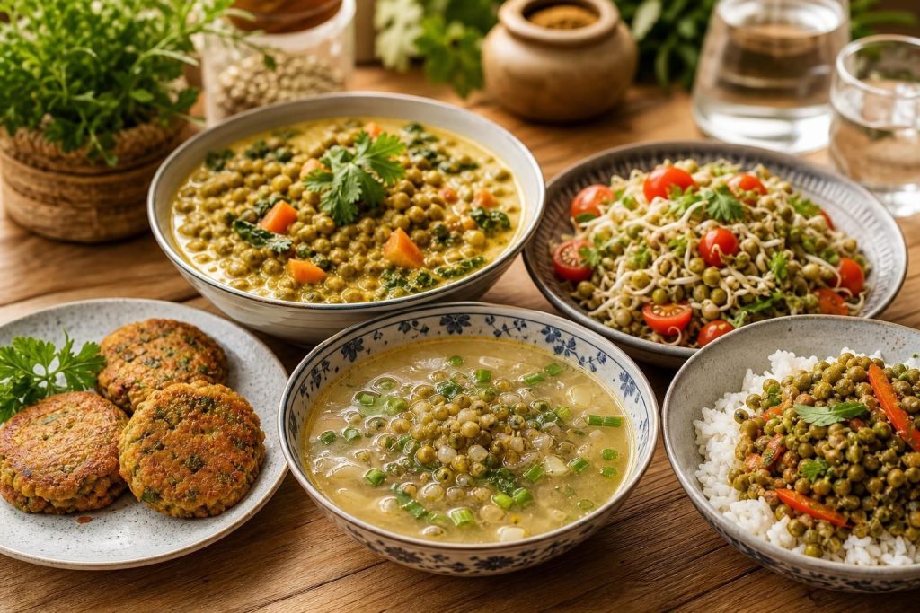 Découvrez 5 recettes savoureuses à base de haricots mungo pour varier vos repas avec des plats sains et gourmands. Faciles à préparer et pleines de saveurs!