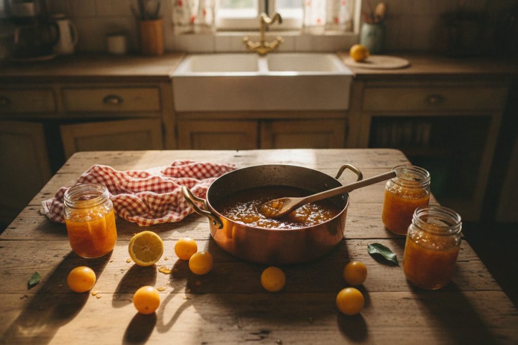 Recette de grand-mère de Confiture de mirabelles